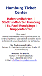 Mobile Screenshot of hamburg-ticketcenter.de